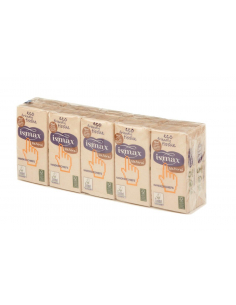 ISMAX - ISMAX PAÑUELITOS 3/H 10PQ X 10U NATURAL FSC RECICLADO 100%