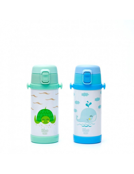 BBO Irisana - BOTELLA BBO IRISANA TERMO INFANTIL 320 ML. AZUL 72.BBO8
