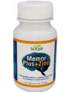 Sotya - MEMOR SOT +  ZINC 750MG 60 CAPSULAS