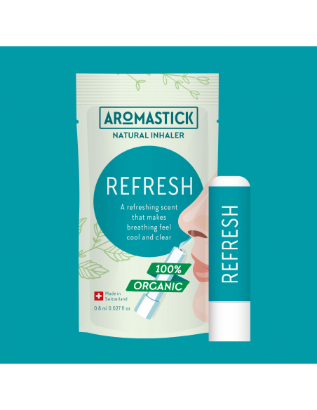 AROMASTICK - AROMASTICK REFRESH BIO - DESCONGESTIONANTE, CALMANTE & REFRESCANTE