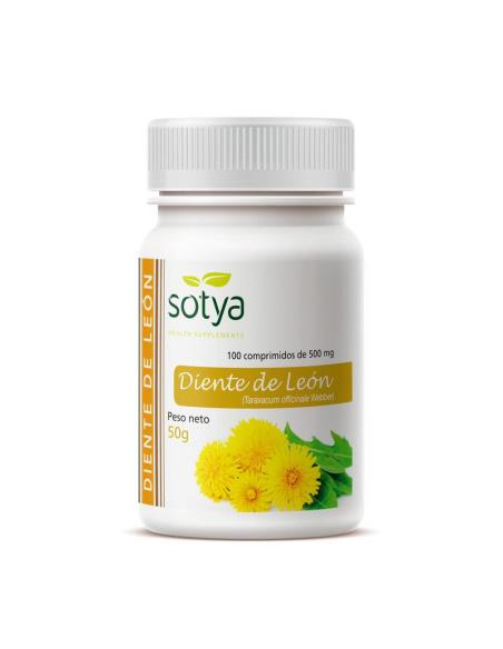Sotya - DIENTE DE LEON 500 MG 100 COMPRIMIDOS