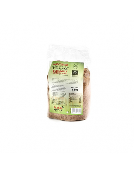 ALTERNATIVA 3 - AZUCAR BIO MASCOBADO 1 kg. GRS. FILIPINAS