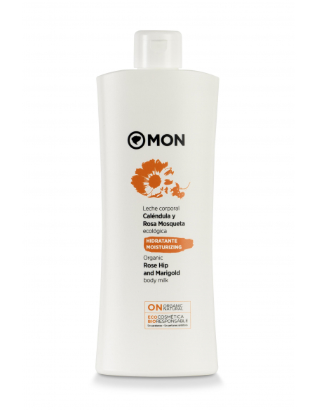 Mon Deconatur - LECHE CORPORAL ROSA MOSQUETA Y CALENDULA BIO 500 ML.