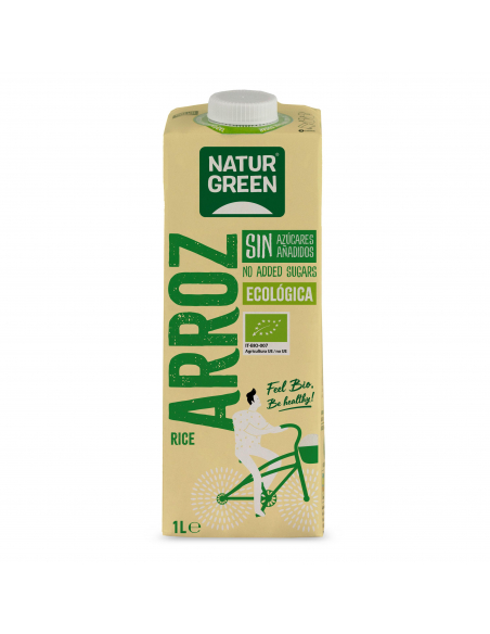 Naturgreen - CAJA NATURGREEN BEBIDA ARROZ BRIK 6 X 1L.