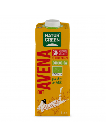 Naturgreen - CAJA NATURGREEN AVENA Vainilla BRIK 6 X 1 L.