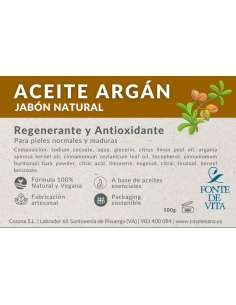 Fonte de Vita - JABON ACEITE ARGAN 100 GRS. 100% NATUAL
