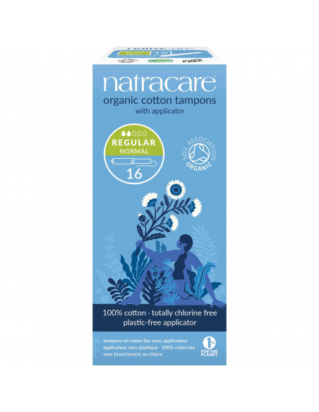 Natracare - TAMPON REGULAR CON APLICADOR 16 UDS.