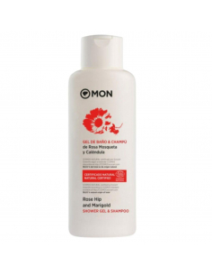 Mon Deconatur - GEL + CHAMPU ROSA MOSQUETA Y CALENDULA 750 ML. COSMOS MON DECONATUR