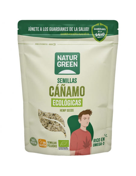 Naturgreen - NATURGREEN SEMILLAS DE CAÑAMO BIO 200 GRS.