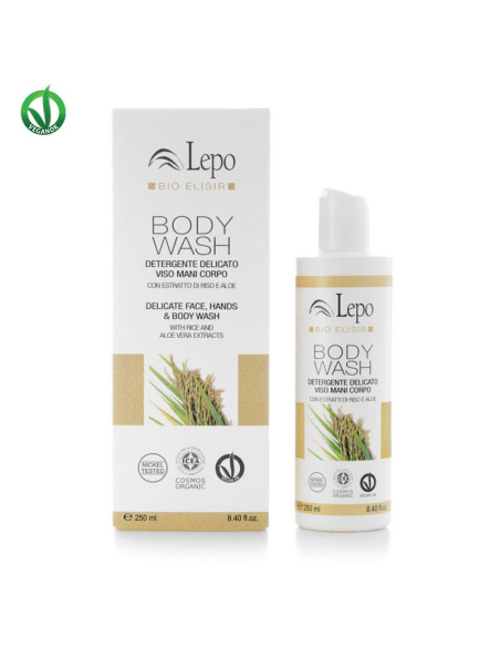 Lepo - BIO ELIXIR GEL DELICADO CARA, MANOS &  CUERPO PARA TODA LA FAMILIA 250 ML