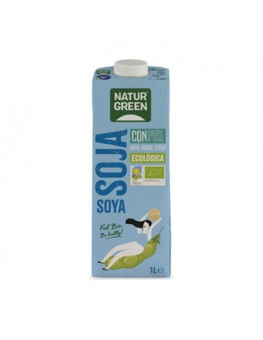 CAJA NATURGREEN SOJA BRIK 6 X 1 L.