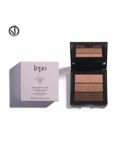 Lepo - PALETA EYESHADOWS TRIO SOMBRA DE OJOS N. 01 MARRON DORADO