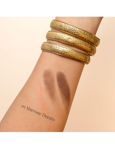 Lepo - PALETA EYESHADOWS TRIO SOMBRA DE OJOS N. 01 MARRON DORADO