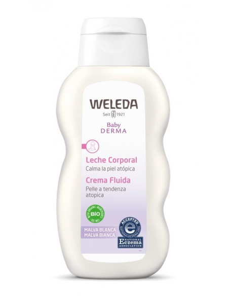 WELEDA - LECHE CORPORAL DE MALVA BLANCA 200 ML.