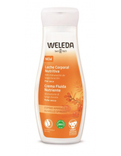 WELEDA - LECHE CORPORAL NUTRITIVA ESPINO AMARILLO 200 ML.