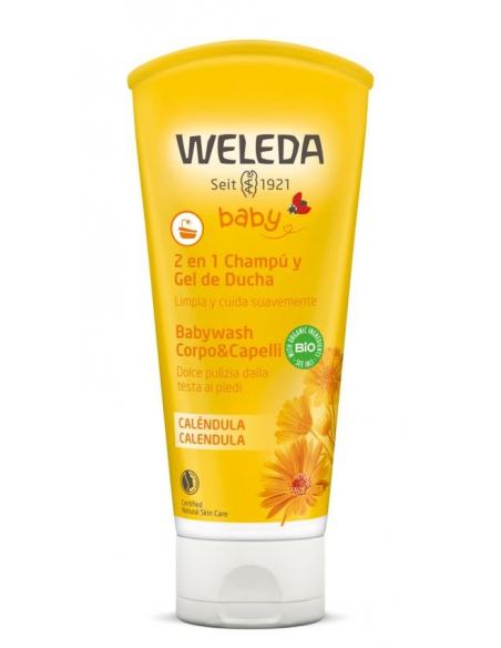 WELEDA - CHAMPU Y GEL DE DUCHA DE CALENDULA 200 ML.