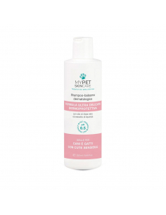 Lepo - MYPET CHAMPU BALSAMO DERMATOLOGICO FORMULA ULTRA DELICADA PARA MASCOTAS 250 ML