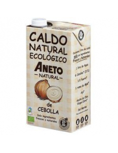 Aneto Natural - CAJA CALDO DE CEBOLLA ECOLOGICO 6 X 1 L. ANETO