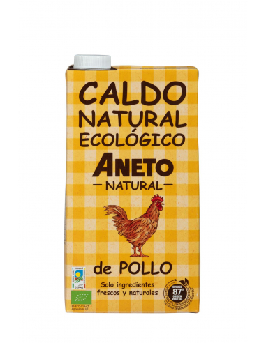 CAJA CALDO DE POLLO ECOLOGICO 10 X 1 L.+ 500 ML GRATIS - ANETO