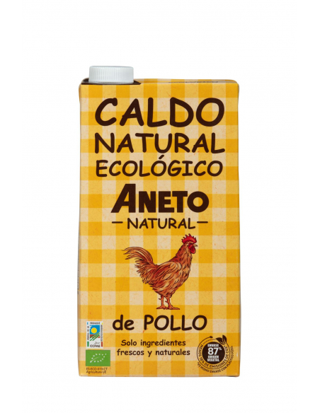 Aneto Natural - CAJA CALDO DE POLLO ECOLOGICO 6 X 1 L. ANETO