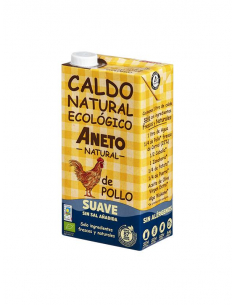 Aneto Natural - CAJA CALDO DE POLLO SUAVE ECOLOGICO 6 X 1 L. ANETO