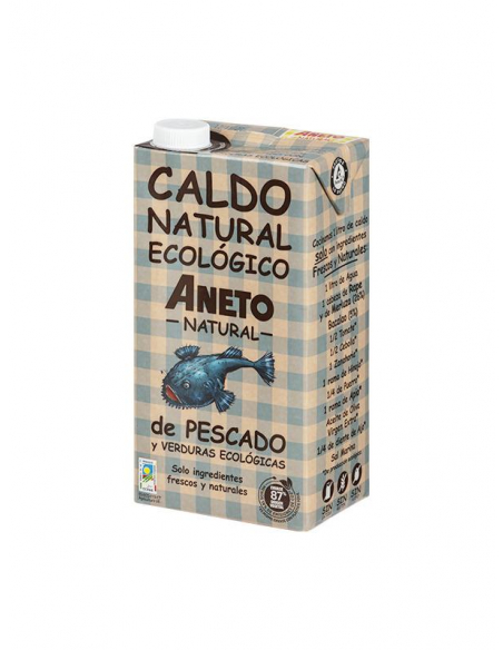 Aneto Natural - CAJA CALDO DE PESCADO ECOLOGICO 6 X 1 L. ANETO