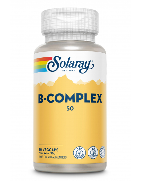 Solaray - VITAMINA B COMPLEX 50 - 50 VEGCAPS