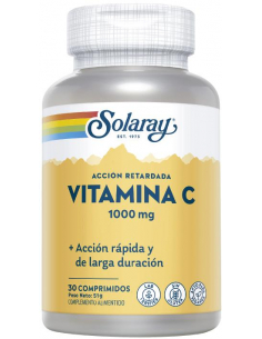 Solaray - SMALL VITAMINA C 1000 MG A/R - 30 COMPRIMIDOS
