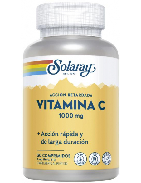 Solaray - SMALL VITAMINA C 1000 MG A/R - 30 COMPRIMIDOS
