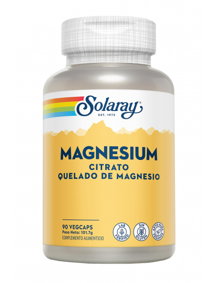 Solaray - MAGNESIUM CITRATE - 90 VEGCAPS