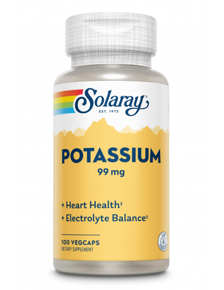 Solaray - POTASIUM CITRATE 99 MG - 60 VEGCAPS