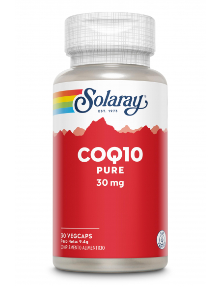 Solaray - PURE CoQ10 30 MG - 30 VEGCAPS
