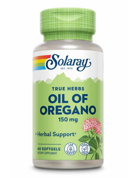 Solaray - OIL OREGAN 150 MG - 60 VPERLAS