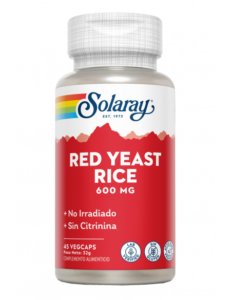 Solaray - RED YEAST RICE - 45 VEGCAPS
