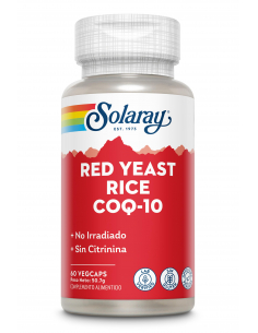 Solaray - RED YEAST RICE PLUS Q10 - 60 VEGCAPS