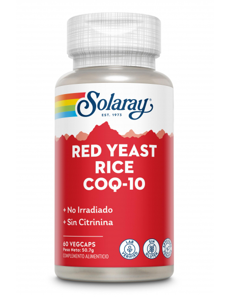 Solaray - RED YEAST RICE PLUS Q10 - 60 VEGCAPS