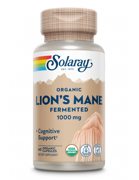 Solaray - MELENA DE LEON (LION´S MANE) 500 MG - 60 VEGCAPS