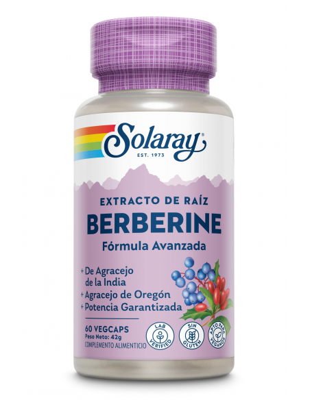 Solaray - BERBERINE - 60 VEGCAPS