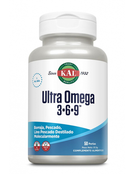 Solaray - ULTRA OMEGA 3*6*9 - 50 PERLAS