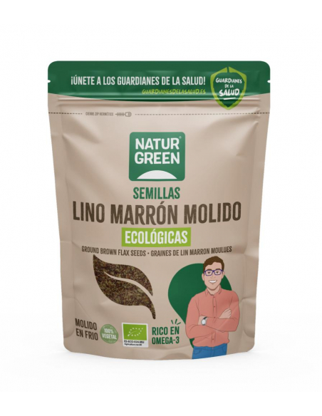 Naturgreen - NATURGREEN LINO MARRON MOLIDO SIN GLUTEN BIO 150 GRS