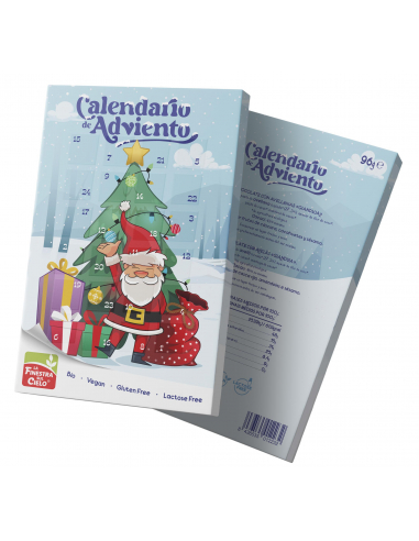 CALENDARIO DE ADVIENTO SOLIDARIO BIO & VEGAN LA FINESTRA SUL CIELO 96 GR