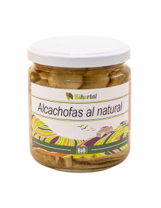 BIHORTAL - ALCACHOFAS AL NATURAL BIO 370 GR BIHORTAL