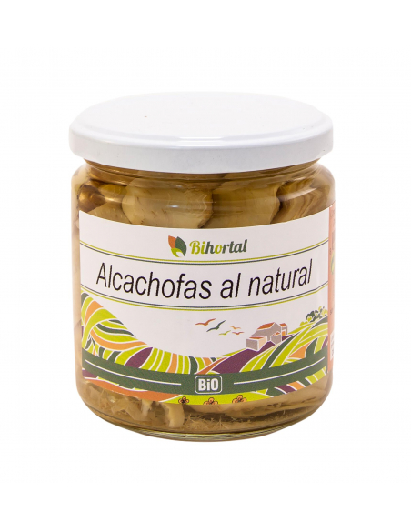 BIHORTAL - ALCACHOFAS AL NATURAL BIO 370 GR BIHORTAL