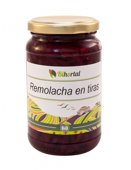 BIHORTAL - REMOLACHA EN TIRAS BIO 345 GR BIHORTAL
