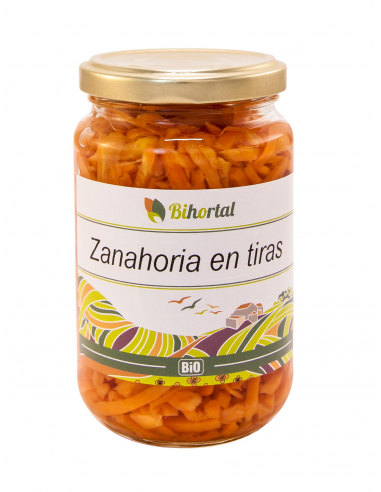 ZANAHORIAS EN TIRAS BIO 345 GR BIHORTAL