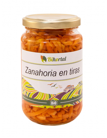 BIHORTAL - ZANAHORIAS EN TIRAS BIO 345 GR BIHORTAL