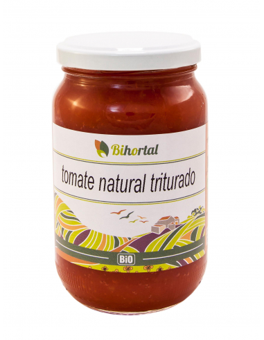 TOMATE NATURAL TRITURADO BIO 345 GR BIHORTAL