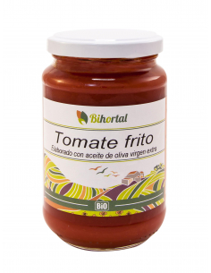 BIHORTAL - TOMATE FRITO CASERO CON ÁGAVE BIO 345 GR BIHORTAL