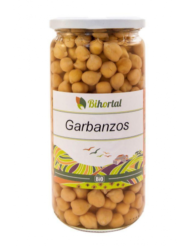 GARBANZOS EN CONSERVA BIO 450 GR BIHORTAL