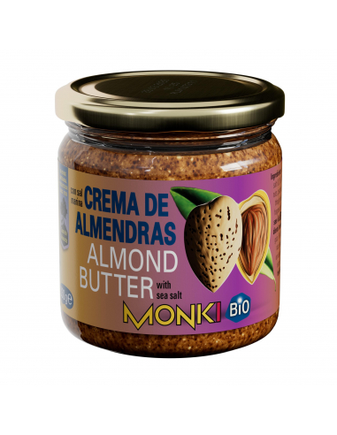 MONKI CREMA DE ALMENDRAS 330 GR CON SAL REF. 12001023